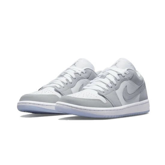 Nike Air Jordan 1 Low Wolf Grey DC0774-105 Wolf Gray/Blue/White