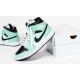 Nike Air Jordan 1 Mid Aqua Blue Tint BQ6472-300 Light Dew/Black-Teal Tint-White