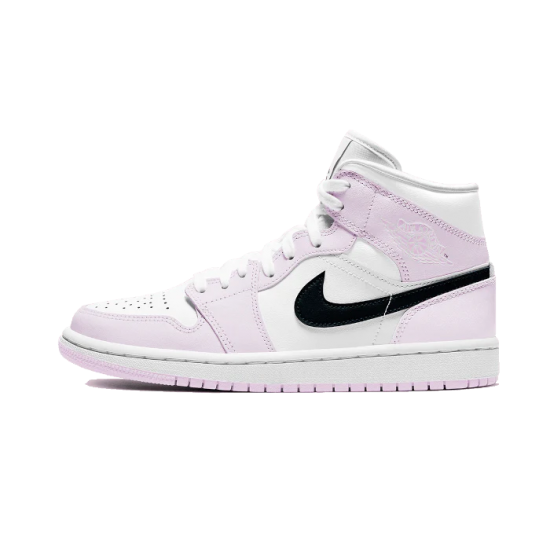 Nike Air Jordan 1 Mid Barely Rose BQ6472-500 Barelyrose/White/Black