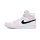 Nike Air Jordan 1 Mid Barely Rose BQ6472-500 Barelyrose/White/Black