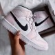 Nike Air Jordan 1 Mid Barely Rose BQ6472-500 Barelyrose/White/Black