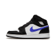 Nike Air Jordan 1 Mid Black Racer Blue White 554725-084 Black/Racer Blue-White