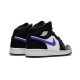 Nike Air Jordan 1 Mid Black Racer Blue White 554725-084 Black/Racer Blue-White