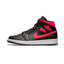 Nike Air Jordan 1 Mid Black Siren Red BQ6472-004 Black/Sirenred-White