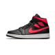 Nike Air Jordan 1 Mid Black Siren Red BQ6472-004 Black/Sirenred-White