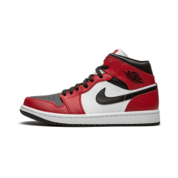 Nike Air Jordan 1 Mid Chicago Black Toe 554724-069/554725-069 Black/Gym Red-White 