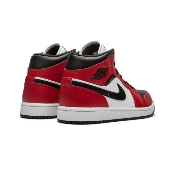 Nike Air Jordan 1 Mid Chicago Black Toe 554724-069/554725-069 Black/Gym Red-White