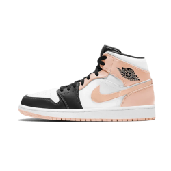 Nike Air Jordan 1 Mid Crimson Tint 554724-133 Crimson Tint/White-Black 