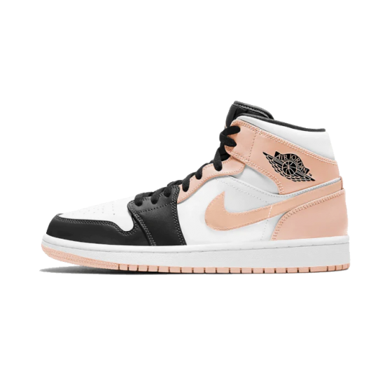 Nike Air Jordan 1 Mid Crimson Tint 554724-133 Crimson Tint/White-Black