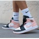 Nike Air Jordan 1 Mid Crimson Tint 554724-133 Crimson Tint/White-Black