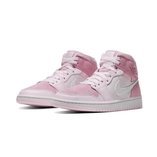 Nike Air Jordan 1 Mid Digital Pink CW5379-600 Digitalpink/White-Pinkfoam-Sail