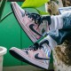 Nike Air Jordan 1 Mid Dirty Powder Iridescent BQ6472-602 Dirtypowder/Black