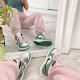 Nike Air Jordan 1 Mid Dutch Green CZ0774-300 Dutch Green/Black/Barely Green/Arctic Pink