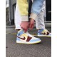 Nike Air Jordan 1 Mid Fearless Maison Château Rouge CU2803-200 Pale Vanilla/Cinnamon