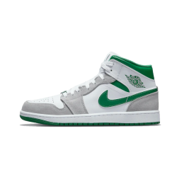 Nike Air Jordan 1 Mid Grey Green DC7294-103 White/Pine Green/Gray 