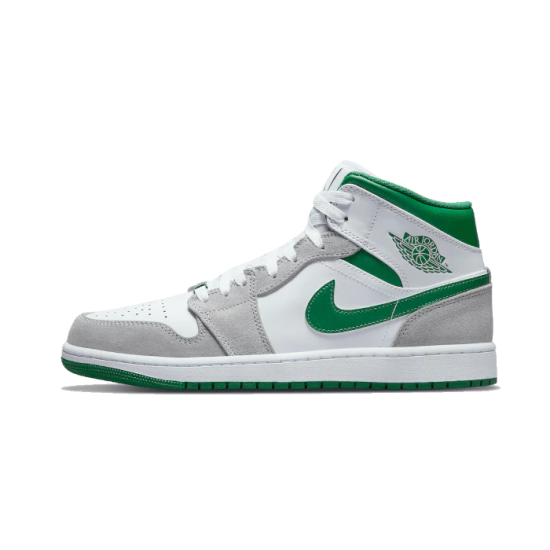 Nike Air Jordan 1 Mid Grey Green DC7294-103 White/Pine Green/Gray