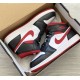 Nike Air Jordan 1 Mid Gym Red Black White 554724-122 White/Gym Red-Black