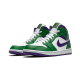 Nike Air Jordan 1 Mid Incredible Hulk 554724-300 Aloeverde/Courtpurple-White