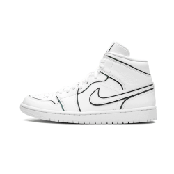 Nike Air Jordan 1 Mid Iridescent Reflective White  