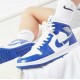 Nike Air Jordan 1 Mid Kentucky Blue BQ6472-104 White/Blue-White