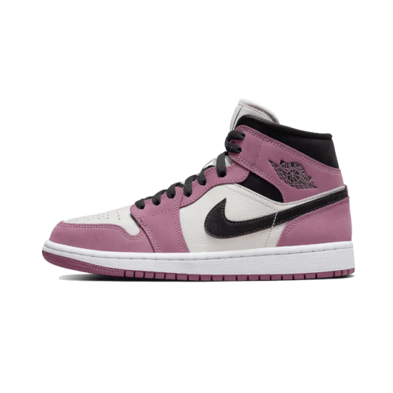 Nike Air Jordan 1 Mid Light Mulberry DC7267-500 Light Mulberry/Light Bone/White/Black