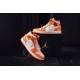 Nike Air Jordan 1 Mid Metallic Orange DM3531-800 White/Metallicorange/Black