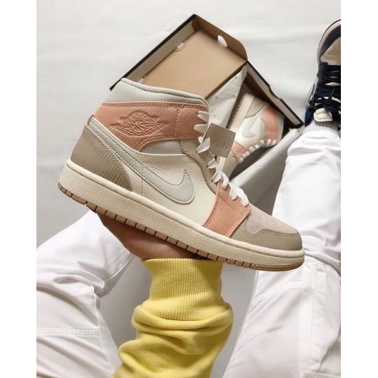 Nike Air Jordan 1 Mid Milan CV3044-100 Sail/Light Bone-String-Shimmer