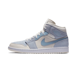 Nike Air Jordan 1 Mid Mixed Textures Blue DA4666-100 Summitwhite/Celestineblue-White