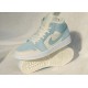 Nike Air Jordan 1 Mid Mixed Textures Blue DA4666-100 Summitwhite/Celestineblue-White