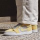 Nike Air Jordan 1 Mid Mixed Textures Yellow DA4666-001 Gray Fog/Lemon Wash-White