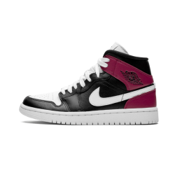 Nike Air Jordan 1 Mid Noble Red BQ6472-602 Dirtypowder/Black