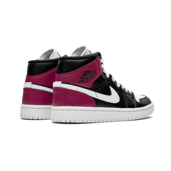 Nike Air Jordan 1 Mid Noble Red BQ6472-602 Dirtypowder/Black