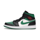 Nike Air Jordan 1 Mid Pine Gree 554725-067 Pinegreen/White-Black-Universityred