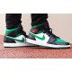 Nike Air Jordan 1 Mid Pine Gree 554725-067 Pinegreen/White-Black-Universityred