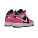 Nike Air Jordan 1 Mid Pinksicle 555112-002 Black/White-Pinksicle