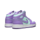 Nike Air Jordan 1 Mid Purple Aqua 554725-500 Purple/Aqua-White