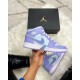 Nike Air Jordan 1 Mid Purple Aqua 554725-500 Purple/Aqua-White