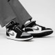 Nike Air Jordan 1 Mid Satin Gray Toe 852542-011 Black/Anthracite-Sail