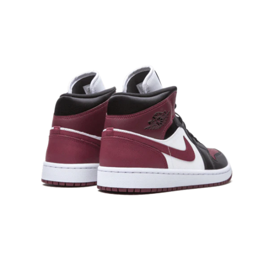 Nike Air Jordan 1 Mid Se Black Dark Beetroot CZ4385-016 Black/White Dark Beetroot