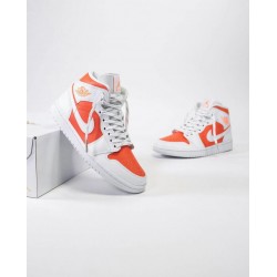 Nike Air Jordan 1 Mid Se Bright Citrus CZ0774-800 Bright Citrus/White