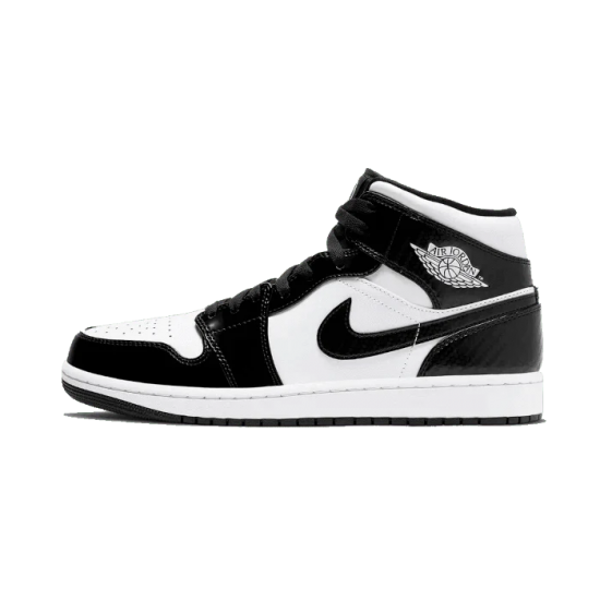 Nike Air Jordan 1 Mid Se Carbon Fiber DD1649-001 Black/Black-White