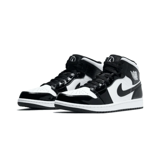 Nike Air Jordan 1 Mid Se Carbon Fiber DD1649-001 Black/Black-White