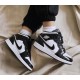 Nike Air Jordan 1 Mid Se Carbon Fiber DD1649-001 Black/Black-White