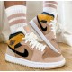 Nike Air Jordan 1 Mid Se Particle Beige DD2224-200 Particlebeige/Black-Metallicredbronze