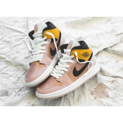 Nike Air Jordan 1 Mid Se Particle Beige DD2224-200 Particlebeige/Black-Metallicredbronze