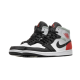 Nike Air Jordan 1 Mid Se Union Black Toe 852542-100 White/Black-Lightsmokegray-Gymred