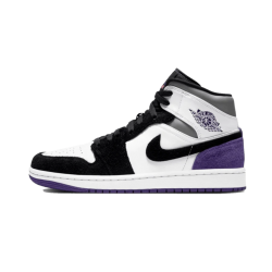 Nike Air Jordan 1 Mid Se Varsity Purple 852542-105 Varisty Purple/White/Black 