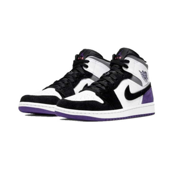 Nike Air Jordan 1 Mid Se Varsity Purple 852542-105 Varisty Purple/White/Black