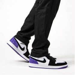 Nike Air Jordan 1 Mid Se Varsity Purple 852542-105 Varisty Purple/White/Black 