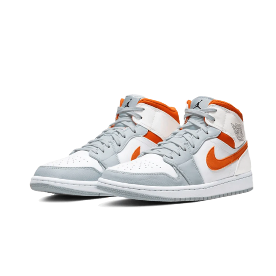 Nike Air Jordan 1 Mid Starfish CW7591-100 White/Starfish-Pureplatinum-Sail